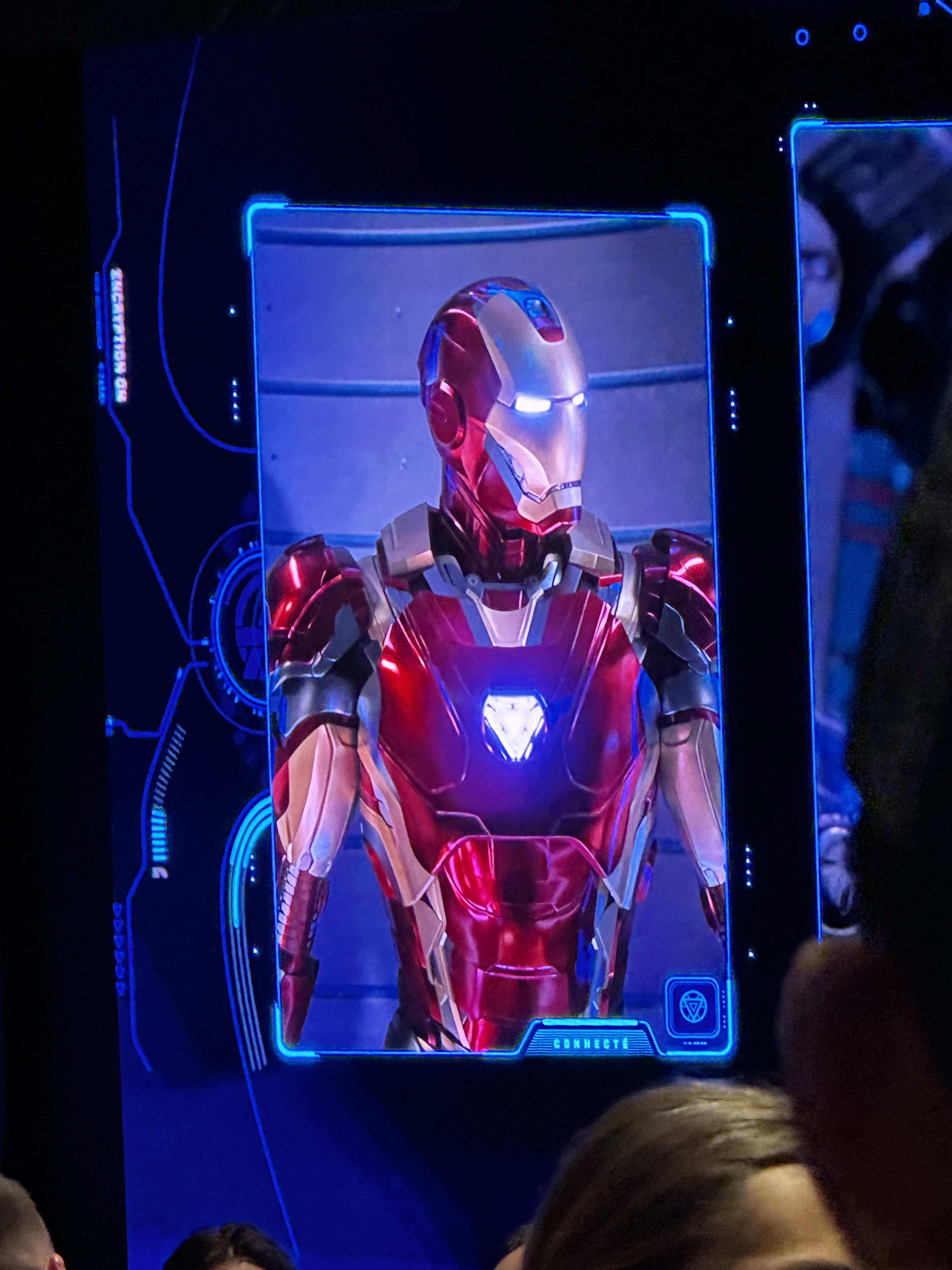 Iron Man neon display
