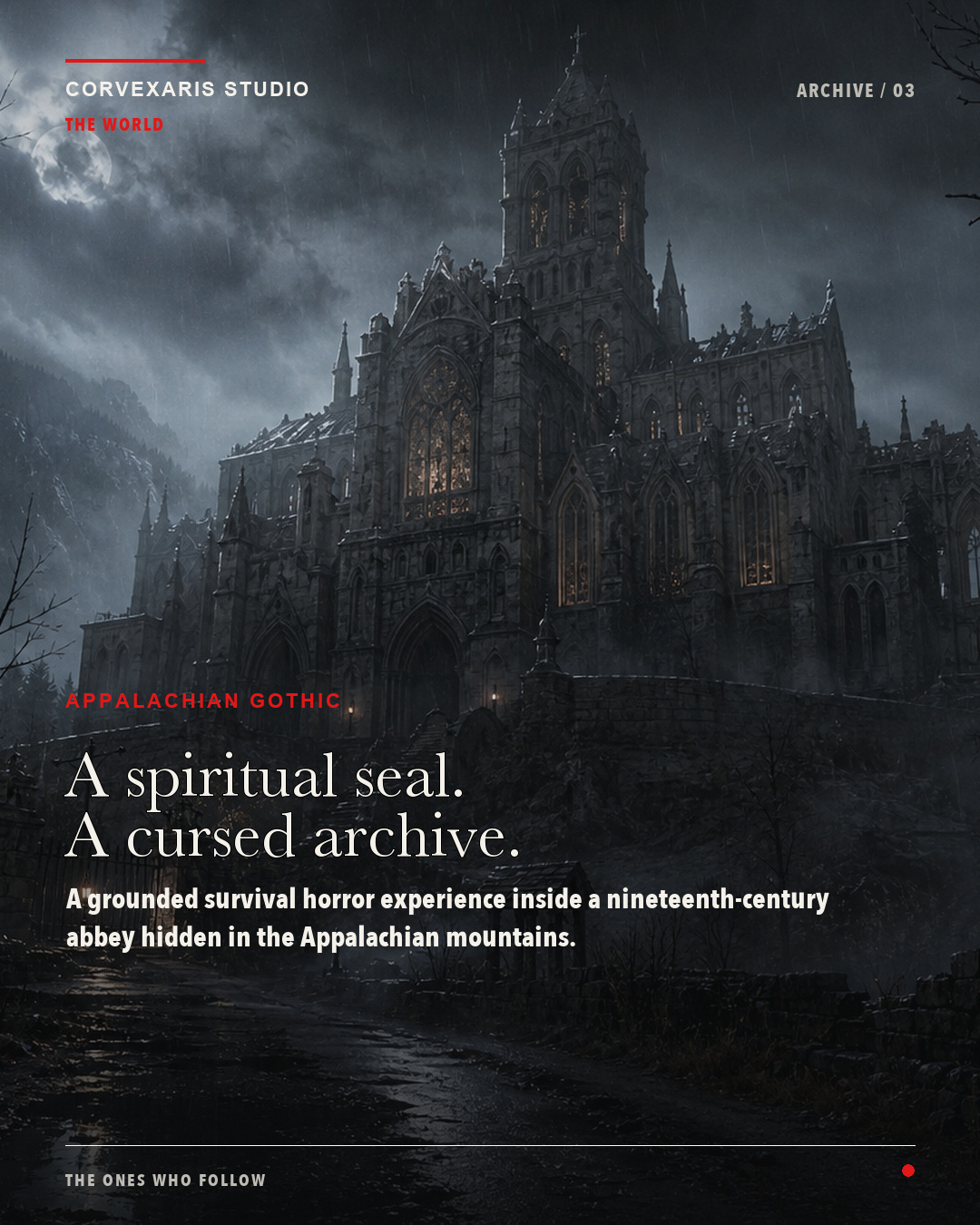 Ashborne Abbey visual from The Ones Who Follow